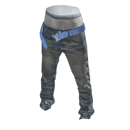 Jeans w/ LV Belt