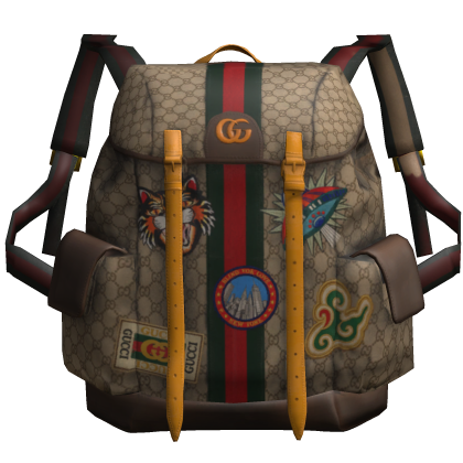 GG Striped Designer Bookbag