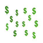 LIMITED Billionaire Double Dollar Signs Green