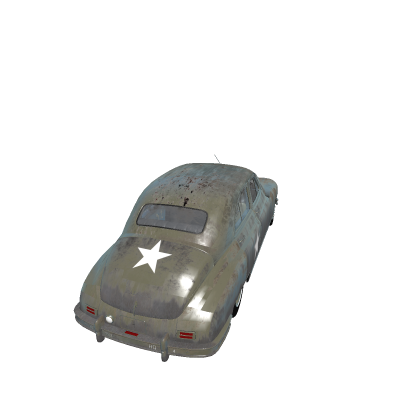 1950 Packard Deluxe 8 Sedan (weathered stafff car)