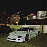 white ferarri ?
