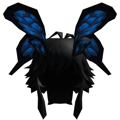 Dreamcore Butterfly Black Hair {🦋} Roblox item