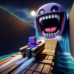 Slide Down Grimace Shake!
