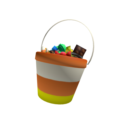 [L] Candy Corn Halloween Bucket