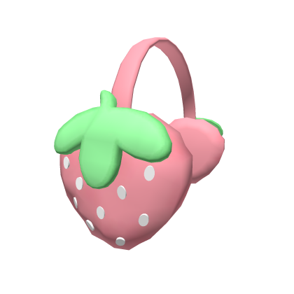 Strawberry Earmuffs