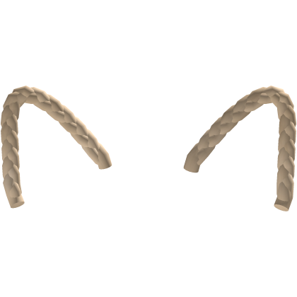 Blonde Hair Cat Braids Roblox item