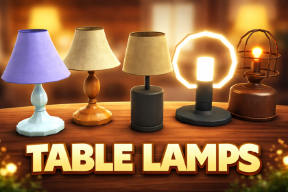 Modular Table Lamps Pack [V1] preview 1