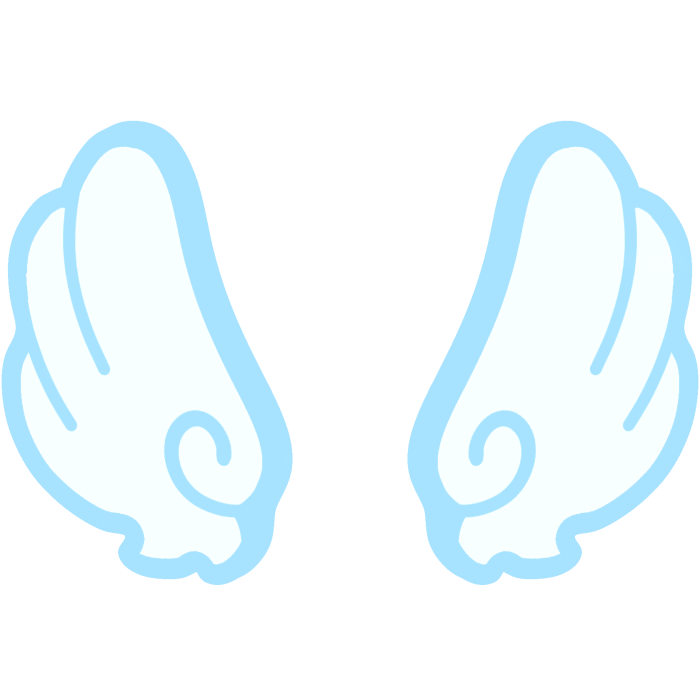 ♡ blue wings