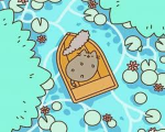 Pusheen and baby alive