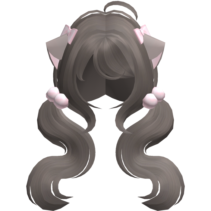 ♡ cat girl hime moe vkei pigtails in ash blonde