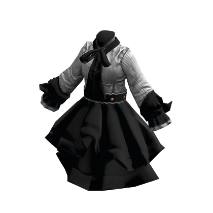 Anime Dress - Formal Black & White