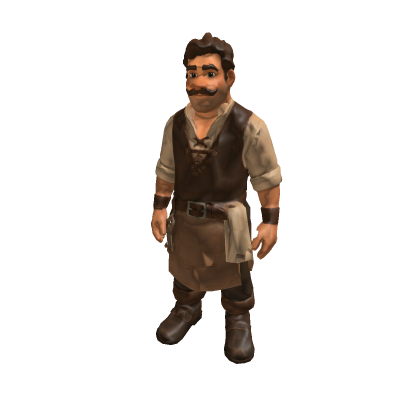 Rugged Villager R15+ Rigged Animated By Zelgraz