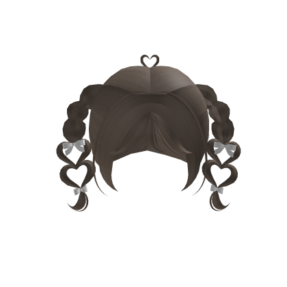 Heart Twintails Ash Brown