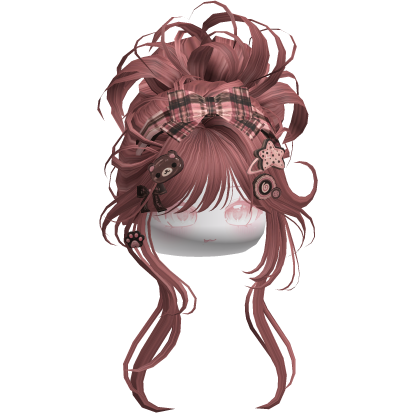 Igari Mori Kei Shoujo Bun (Dark Pink) Roblox item