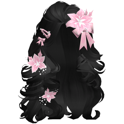 ♡ Christmas Blowout w/ Flowers (Black)