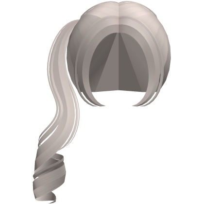 ♡ kawaii long ash blonde curly side pigtails Roblox item
