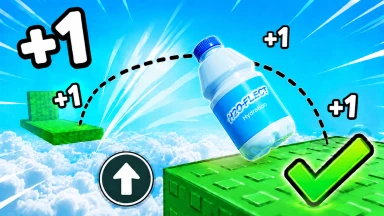 +1 Bottle Flip Obby Escape