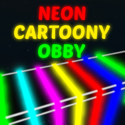Neon Cartoony Obby [200 Levels] official Roblox game thumbnail