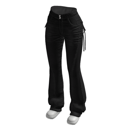 Baggy Jeans w/ Sneakers (Black)