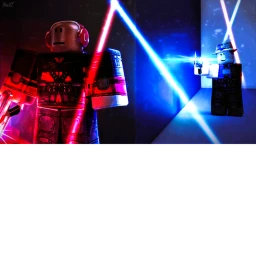 Laser fight icon
