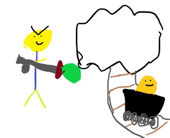 Cart Ride around castle into cloud