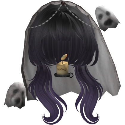 Halloween Ombre Purple Windy Ghost Hair