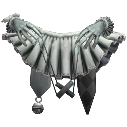 White Royal Jester Collar Roblox item