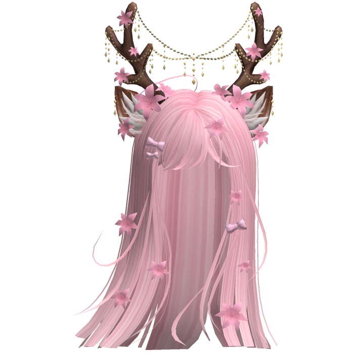 Ethereal Christmas Fairy Fawn Hair w/ Antlers