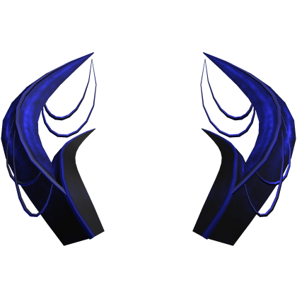Demonic Halloween Horns - Blue Roblox item