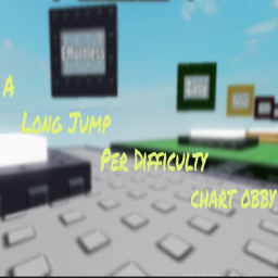 Long Jump Per Difficulty Chart Obby!