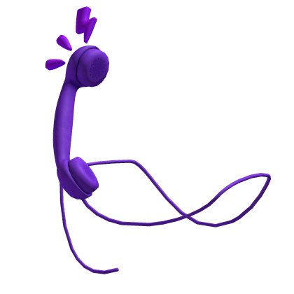 purple cute wired telephone thumbnail
