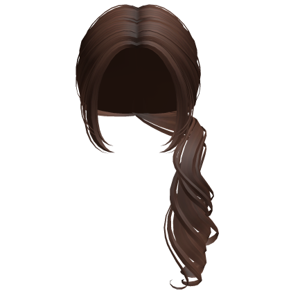 Rose Garden Soft Curled Ponytail (Brown) Roblox item
