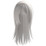 messy anime wispy jiraikei hair in blonde