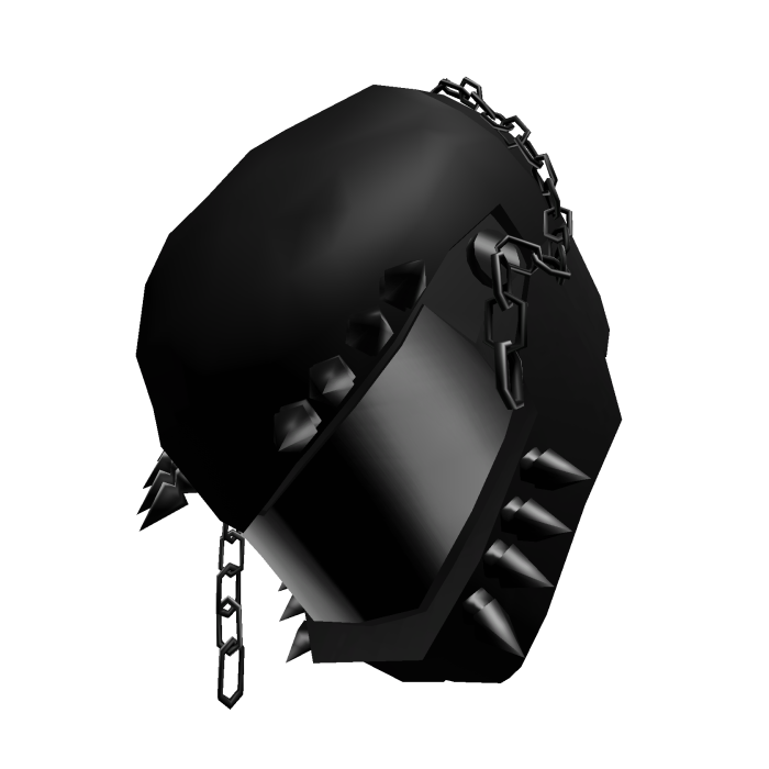 Black Motorcycle Helmet Bike Waist Chain Spikes