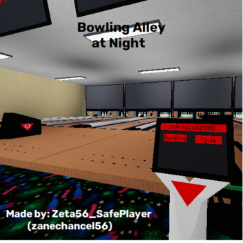 Bowling Alley at Night