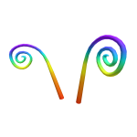 Rainbow Butterfly Antennae