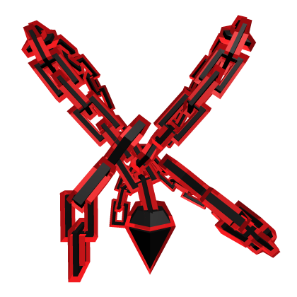 Red Cartoony Glowing Body Chains thumbnail