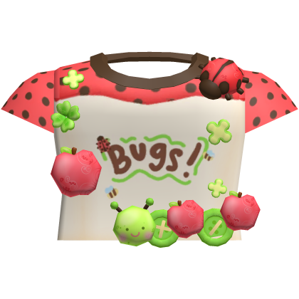 cute harajuku igari ladybug caterpillar shirt thumbnail