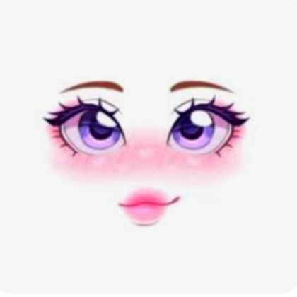 Girl face Roblox decal
