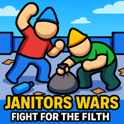 🧹 Janitors Wars: Trash Takeover ♻️(BETA)