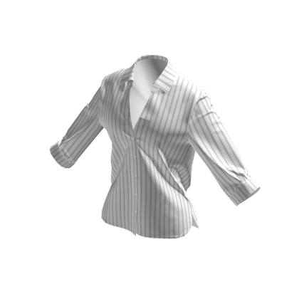 comfy white/grey striped summer blouse