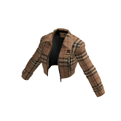 Beige crop Jacket 