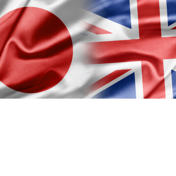 japan map and uk map