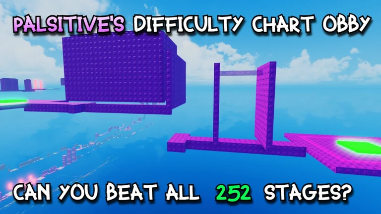 Palsitive's Difficulty Chart Obby Wiki — info del juego | Roblox