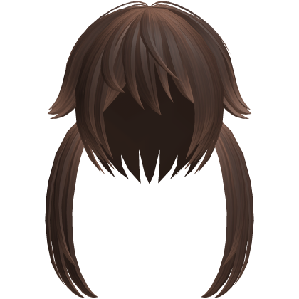 Brown Cute Moe Messy Kitty Hair Roblox item