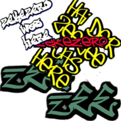 ZekeZero Graffiti Roblox decal