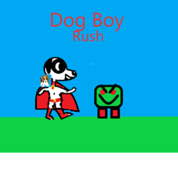 dog boy rush