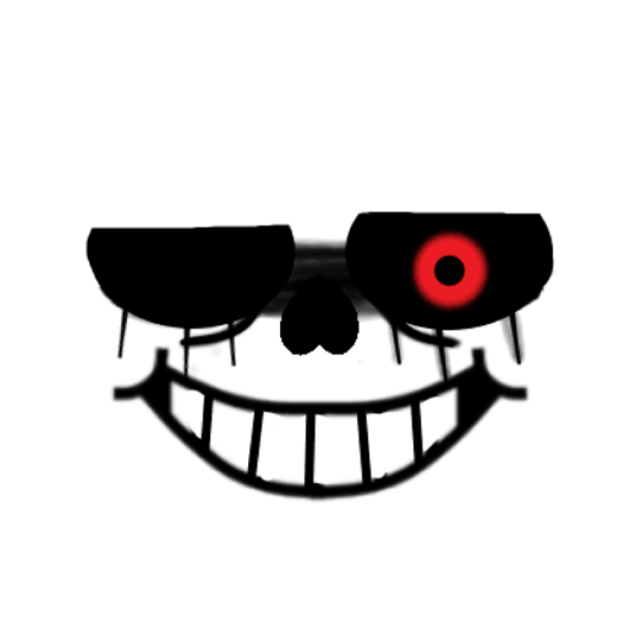 killer sans face in chara control Roblox decal