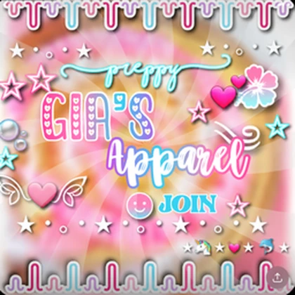 • Gia’s apparel! • Roblox group icon