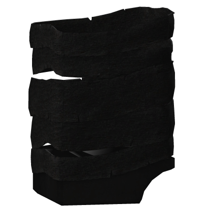 [R] R6 Worn Arm Bandages & Glove (Black)